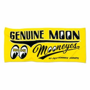 ムーンアイズ MOONEYES Genuine MOON フェイス タオル [MGA005YE]