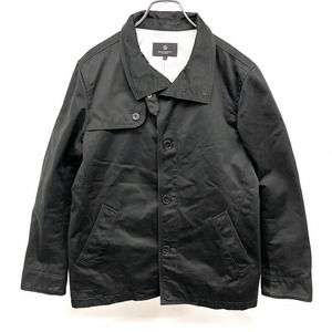 BEAUTY＆YOUTH UNITED ARROWS 若干薄手 ジャケット ハーフコート ボタン留め 裏地付き 無地 長袖 綿100% M 黒系 レディース(メンズ？)