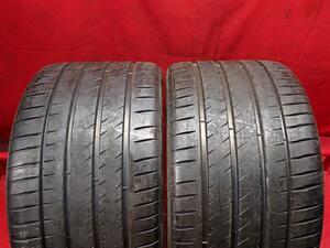 中古タイヤ 315/30ZR19 104Y 2本セット ミシュラン パイロット スポーツ 4S MICHELIN PILOT SPORT 4 S 9.5分山★n19