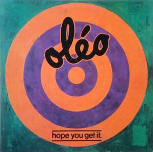 ◆OLEO/HOPE YOU GET IT (GER LP) -Nabel