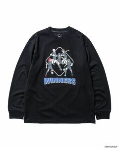 XL 新品 送料無料 FCRB 24AW BLUE LOCK WINNERS L/S TEE BLACK 缶バッジ SOPHNET F.C.R.B. ブリストル F.C.Real Bristol ロンT