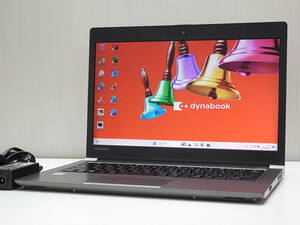 ★良品★東芝 Dynabook R63/J 第7世代 Core i5 7200U メモリ8GB SSD256B Win11 Office 13.3インチ Bluetooth Webカメラ 管HI-536