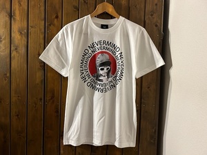 新品★カートコバーン　ネヴァーマインド　プリントTシャツ★ニルヴァーナ/ロックバンド/27クラブ/NEVERMIND