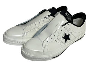 未使用品 箱付き US7 25.5cm CONVERSE コンバース ONE STAR J WHT/BLK ワンスター 日本製 白/黒