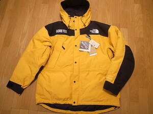 【送料無料 即決】海外限定 THE NORTH FACE GTX MOUNTAIN GUIDE INSULATED JACKET XL新品 SUMMIT GOLD TNF BLACK黄x黒ゴアテックスGORE-TEX