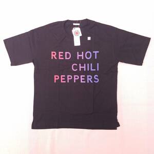 魅惑のバンドT特集! 10sデッド『GU(ジーユー) × RED HOT CHILI PEPPERS(レッド・ホット・チリ・ペッパーズ)』ビッグTシャツ 黒 M／ロックT