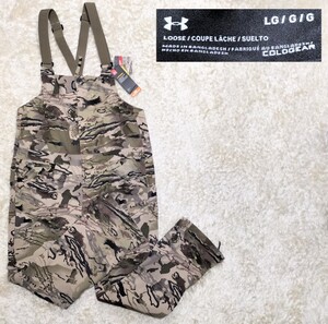 【未使用★】Lサイズ UNDER ARMOUR 迷彩柄オーバーオール◆COLDGEAR☆アンダーアーマー (69141)