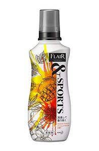 フレアフレグランス &SPORTS(スポーツ) 柔軟剤 消臭して香り咲く パッショントロピカルの香り 本体 540ml