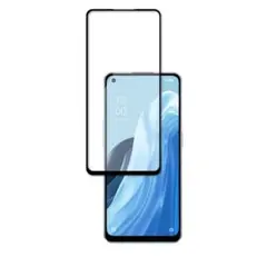 OPPO Reno9 A ／ 7 A OPG04 黒 ガラス保護フィルムL143