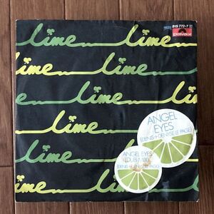 【GER盤/7EP/ディスコ】Lime / Angel Eyes ■ Polydor / 815 772-7 / イタロディスコ / 211213