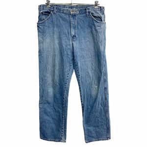 Dickies デニムパンツ W38 ディッキーズ ビッグサイズ ライトブルー メキシコ製 古着卸 アメリカ仕入 2306-1291