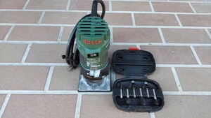 値下　BOSCHパワートリマーPMR500中古＋BOSCHビットセット未使用