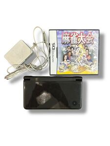 250121-1371-896 SA300 稼働品！ゲーム機　任天堂 ニンテンドー Nintendo DSLL ソフト.ケーブル付き DSi LL UTL-001 麻雀大会 DSソフト