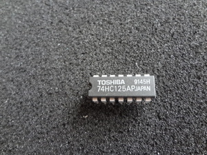 Toshiba製　74HC125AP (Quad Buffer/Line Driver) 5個セット