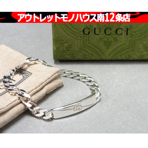 GUCCI ブレスレット 774054 J8400 ダイアゴナル インターロッキングG Ag925 SILVER グッチ レディース 札幌市 中央区