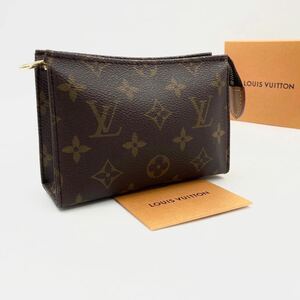 【極美品】 ルイヴィトン LV ポッシュトワレット モノグラム クラッチバッグ セカンドバッグ メンズ レディース 金具