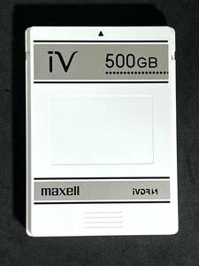 ★送料無料★動作品　iVDR-S カセットハードディスク　500GB　ホワイト　マクセル/maxell　アイヴィ　M-VDRS　Wooo対応　⑨