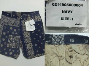 visvim バンダナ PASTORAL SHORTS 新品未使用！ NAVY 極少数販売！激レア！ ネイビー BANDANA ビズビム 中村ヒロキ