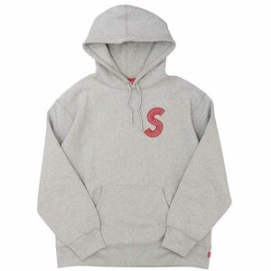 シュプリーム SUPREME 20AW S LOGO HOODIE Sweatshirt Sロゴ フーディ スウェット パーカー プルオーバー 長袖 グレー L