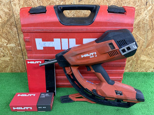 【中古品】ヒルティ/HILTI　ガス式鋲打機　GX3　適用ネイル14-39mm・ケース付き　h429