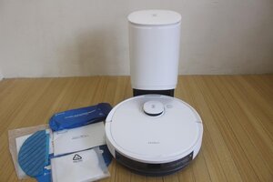 ECOVACS(エコバックス）DEEBOT N8+ ロボット掃除機 マッピング 水拭き対応 強力吸引 お掃除ロボット 薄型 静音設計 自動充電 落下防止 