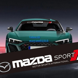 MAZDA NEW♪ 大判ステッカー マツダ ウィンドウ フィルム ハチマキ リア デカール MS MAZDASPEED CX-5 CX-3 CX-4 アクセラ アテンザ CX-9 7