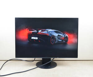 ２台セット　超狭額ベゼル　EIZO　EV2456　24.1型ワイド　WUXGA　HDMI/DP　IPSパネル　左右回転　スピーカー　LED　ディスプレイ　⑤