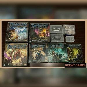 Descent 2nd Edition ALMOST Complete Collection The base game +36 expansions and mini expansion +the hardback edition rulebook