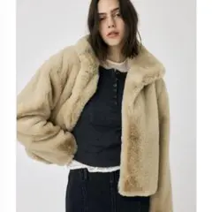 FAUX FUR スタンドカラージャケット