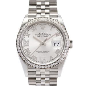 ロレックス ROLEX デイトジャスト 126284RBR シルバーローマ(VI・IXダイヤ)文字盤 新品 腕時計 メンズ