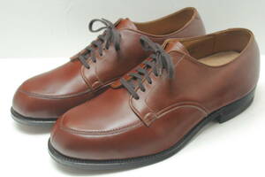 ALDEN オールデン　Vチップ革靴◆28cm幅広◆10EEE◆デッドストック◆未使用品◆USA製◆302◆レザーソール◆ブラウン◆USA購入◆S143