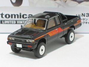 ダットサン トラック 4WD キングキャブ AD（黒）LV-N320a【トミーテック社1/64ミニカー】【トミカの時】