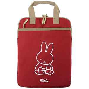 ★新品　ミッフィー　miffy　ガジェットケース　タブレッドバッグ　ダークレッド　ディックブルーナ