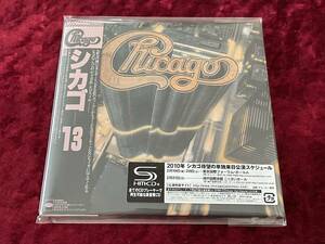 ★シカゴ★紙ジャケット★SHM-CD★CHICAGO 13★日本盤★帯付★リマスター★ボーナストラック★紙ジャケ★品番WPCR-13785V