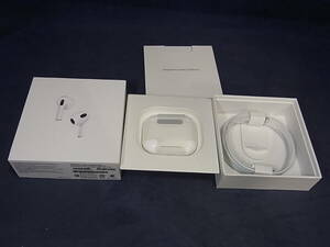 112★100円～★AirPods (第3世代) MPNY3J/A■Bluetoothワイヤレスイヤホン■3回使用■美品