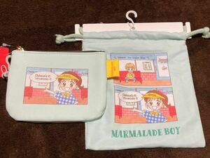 【品薄】新品 ママレードボーイ ポーチ 巾着 セット /公式グッズ りぼん 吉住渉 MARMALADE BOY ケンドーコバヤシ ケンコバ i