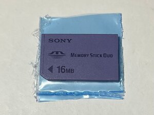 SONY ソニー MEMORY STICK DUO メモリースティックデュオ 16MB 1枚 フォーマット済み 動作確認済みジャンク品