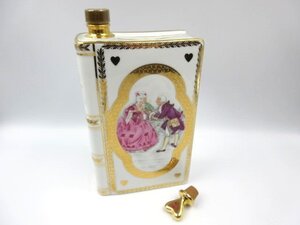 ★◇ CAMUS NAPOLEON COGNAC カミュナポレオン コニャック 紳士と淑女 ブック型 陶器ボトル 替え栓付 未開栓 古酒