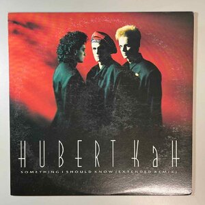 42103【プロモ盤★美盤】【日本盤】 Hubert Kah / Something I Should Know