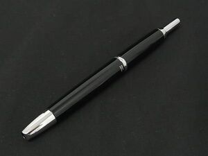 1円 ■極美品■ PILOT パイロット デシモ ペン先 18K 750 18金 万年筆 筆記用具 文房具 ステーショナリー ブラック系×シルバー系 FH1427