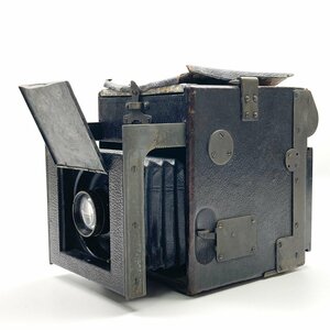 rm) イーストマン コダック AUTO GRAFLEX JR. Tessar F4.5 12cm 蛇腹 カメラ ※中古 経年保管品 詳細不明 難有 現状渡し