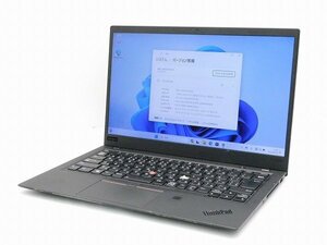 【1円スタート】Lenovo X1 Carbon 6th Gen 20KGA00SJP Core i5 8250U 1.6Ghz 8GB 256GB(SSD) 14インチ FHD (1920×1080) Windows11 Pro