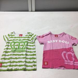 送料無料★BABY DOLL ベビードール★半袖Tシャツ サイズ100 ２枚セット★キッズ 子供#31113sNjj7