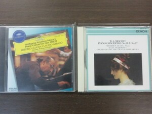 天6//CD///無傷!!//2枚セット★モーツァルト：ピアノ協奏曲 NR.21&27他／アバド（Claudio Abbado),グルダ（Friedrich Gulda)