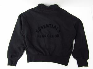 FEAR OF GOD ESSENTIAL フィアオブゴッド エッセンシャルズ 23SS FOG モックネック フーディー パーカー XSサイズ ◆FG6940