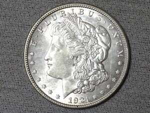 外国銭 アメリカ 1921年 1ドル銀貨 モルガンコイン 外国コイン