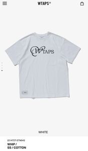 wtaps whip ss tee ダブルタップス　Tシャツ white s