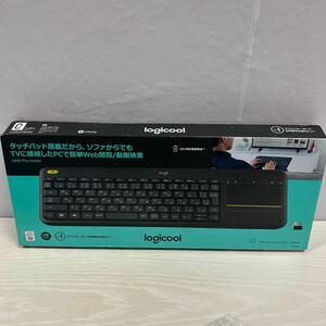 ジャンク ロジクール ワイヤレスキーボード タッチ キーボード K400pBK