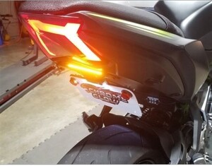 在庫あり SBL NINJA650/Z650 (17-) フェンダーレスキット LEDウィンカー内蔵 ナンバー灯付き ナンバーイン 裏ペタ カスタム