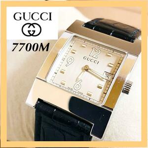 GUCCI 7700M クォーツ　メンズ　腕時計